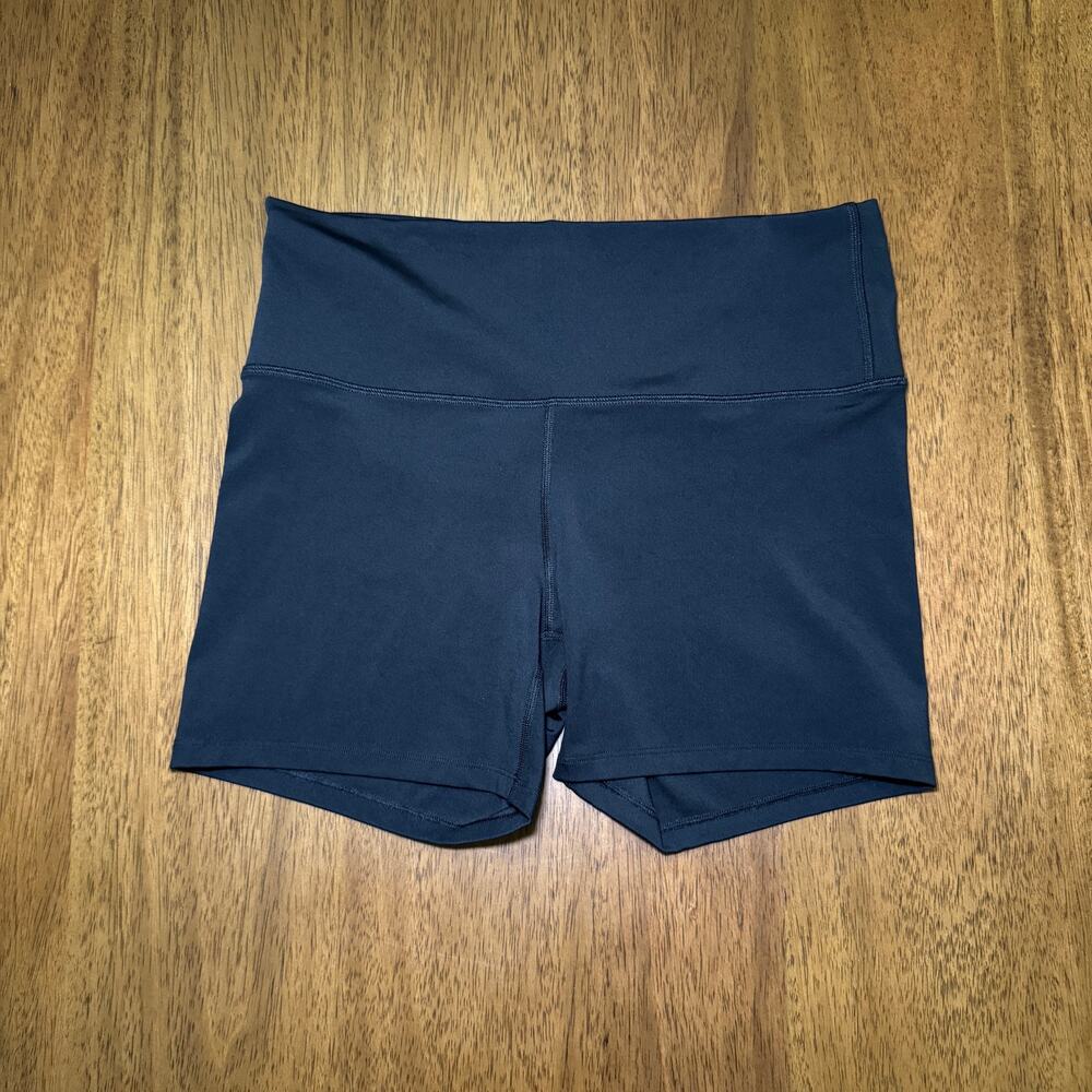 All in Motion Womens XL Black High Rise Bike Shorts 5" Inseam Workout Yoga